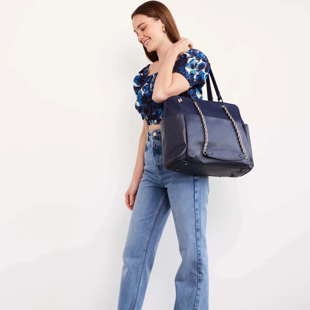 BEIS Navy Blue Tote/Diaper Bag